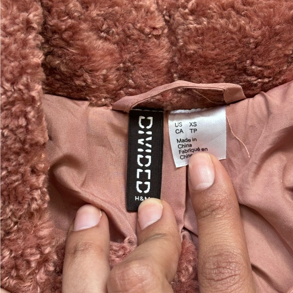 Women's Divided Pink Textured Jacket - Picture 5 of 11